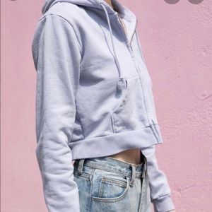 Crystal hoodie in lilac